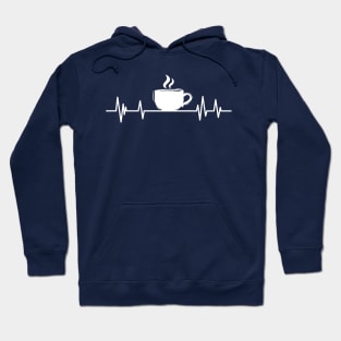 coffee Heartbeat,Lifeline cafe Hoodie